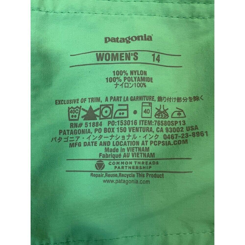 PATAGONIA WOMENS BOARD SKIRTIE MULTIPLE SIZES 2 AND 14 GREEN - Picture 11 of 11
